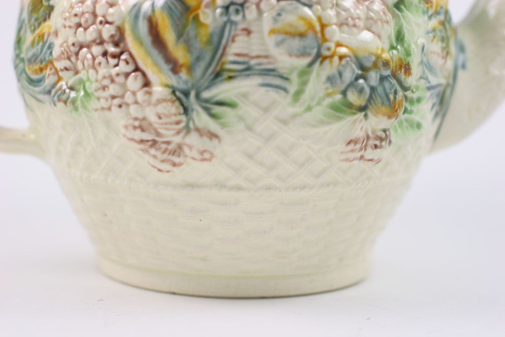 William Greatbatch Creamware pottery Teapot 3